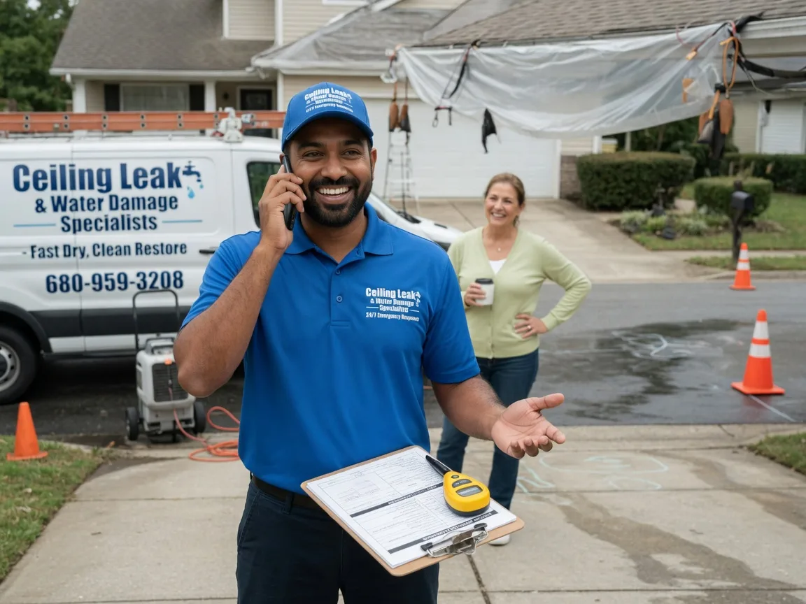 Ceiling Leak Cleanup Belle Haven, VA FAQs